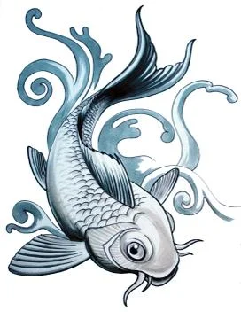 Koi fish Stock Illustration