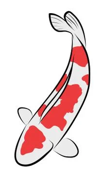 Koi fish vector Stock Illustration