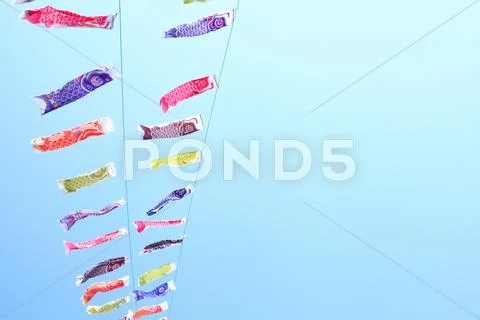 Koinobori Flying Carps Stock Photos