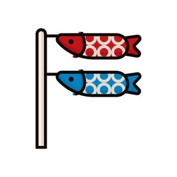 Koinobori Stock-Illustration