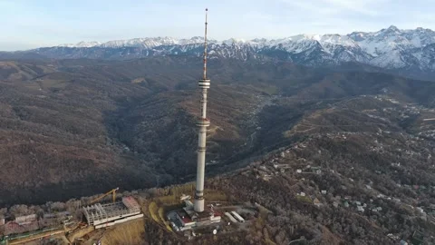 Kok-Tobe TV Tower Stock Footage 257663638