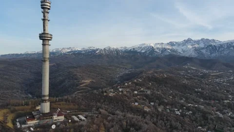 Kok-Tobe TV Tower Stock Footage 257663979