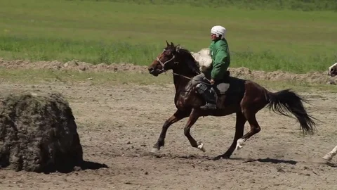 Kökbörü Game Stock Footage 81456057