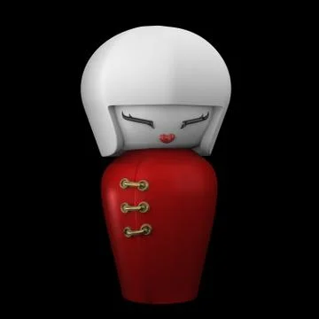 Kokeshi doll Stock Illustration