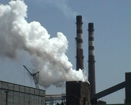 Koksohimichesky factory Stock Footage