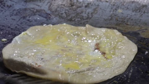 Kolkata egg rolls being prepared Stock-Footage 326332475