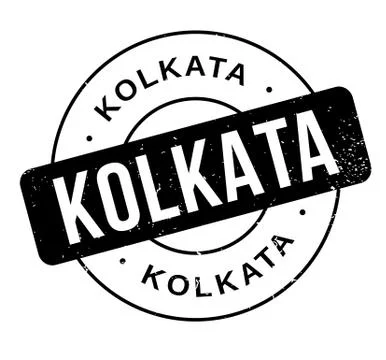 Kolkata rubber stamp Stock Illustration