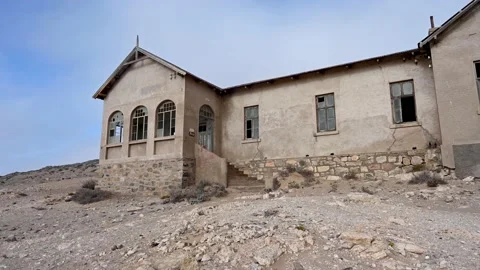 Kolmanskop Abandoned Building Vídeos de archivo 132822668