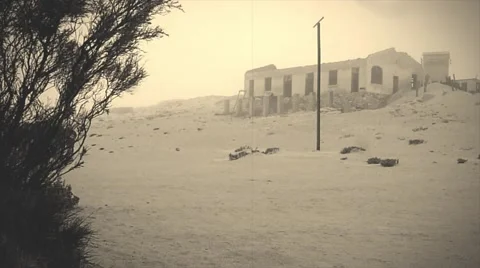 Kolmanskop ghost town Stock Footage 55588542