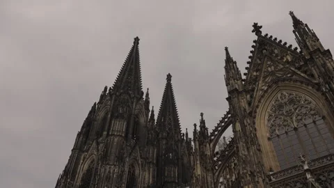 Koln exterior of the the cathedral, fg01 Stock Footage 254180656