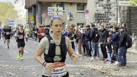 Köln Marathon 2024 / Cologne Marathon 2024 库存影片 287434812