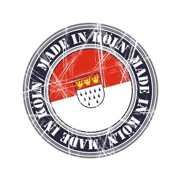 Koln rubber stamp Stock Illustration