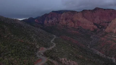 Kolob Canyons, Zion National Park, Utah, USA Stock Footage 189408053