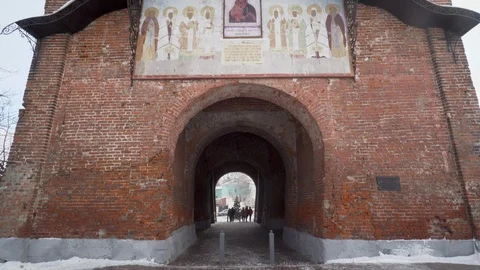 Kolomna Kremlin tower Stock Footage 100145974