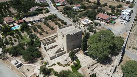Kolossi Castle in Limassol of Cyprus Video stock 149116132