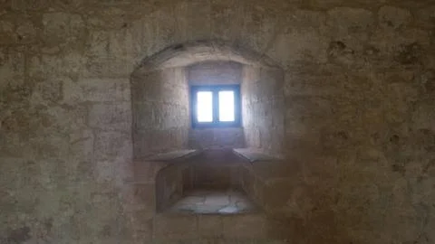 Kolossi Castle Window Stock Photos