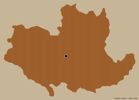 Kolubarski, district of Serbia, on solid. Pattern Stock Illustration