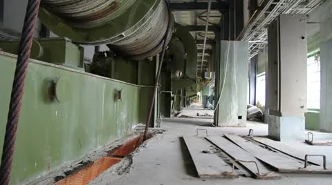 Kolyma hydroelectric Equipment Stock Footage 12387435