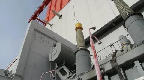 Kolyma hydroelectric Equipment Stock Footage 12387576
