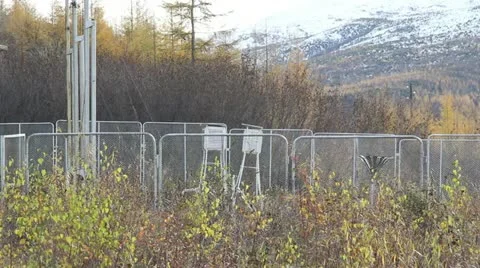 Kolyma hydroelectric Stock Footage 12439852