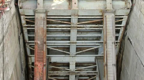 Kolyma hydroelectric Stock Footage 12440221