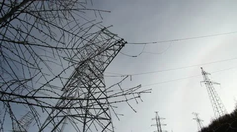 Kolyma hydroelectric Stock Footage 12440244