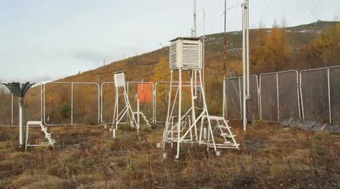 Kolyma hydroelectric Stock Footage 12441116