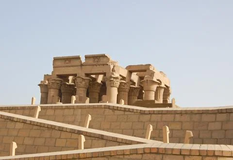 Kom ombo temple, egypt Stock Photos