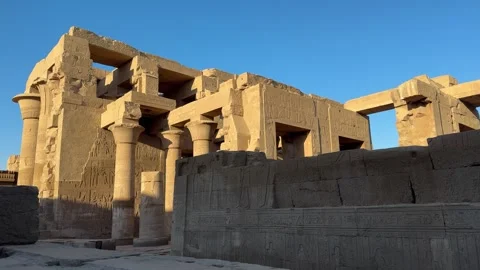 Kom Ombo Temple Stock Footage 300134596
