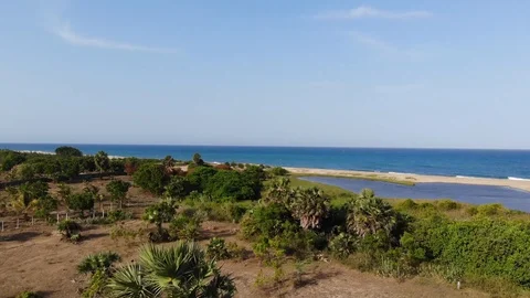 Komari Drone Beach view in Sri Lanka 1 Stock Footage 128655895