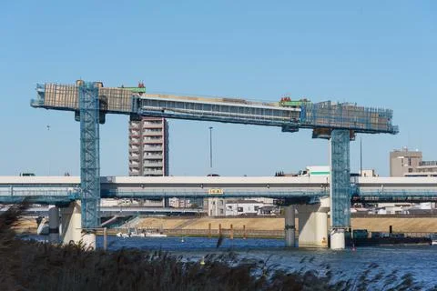 Komatsugawa Junction under construction Stock Photos