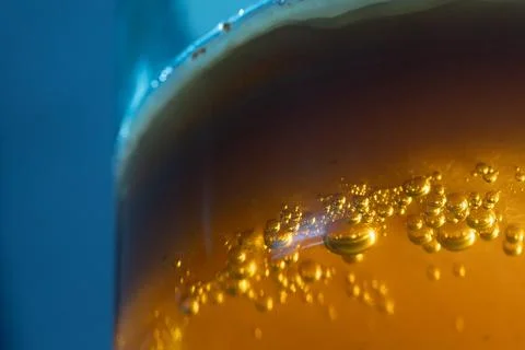 Kombucha Fermentation Showing Vibrant Bubbles at a Trendy Health-Focused Event Stock Photos