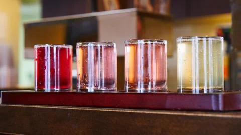 Kombucha Sampler Stock Photos