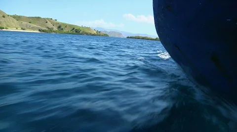Komodo Boat 16 Stock Footage