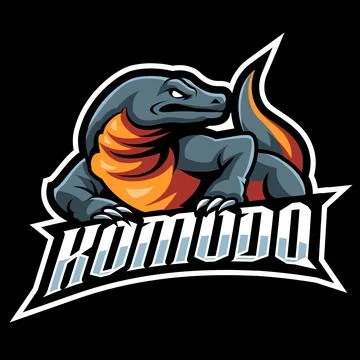 Komodo mascot logo design vector with modern illustration concept Stock Illustration