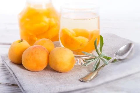 Kompot  - Fruit cocktail Foto stock