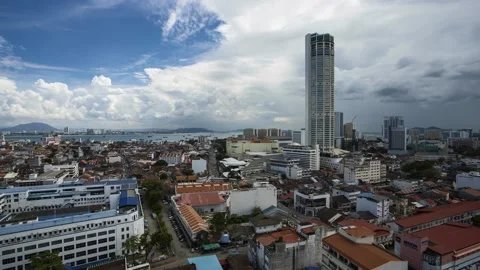 Komtar, Penang Stock Footage 148520931