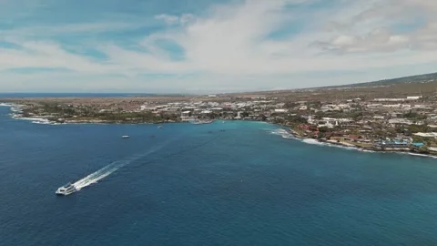 Kona Aerial Push In Stock Footage 252476423