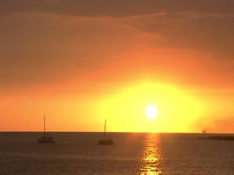 Kona Coast Sunset Stock-Footage 22243249