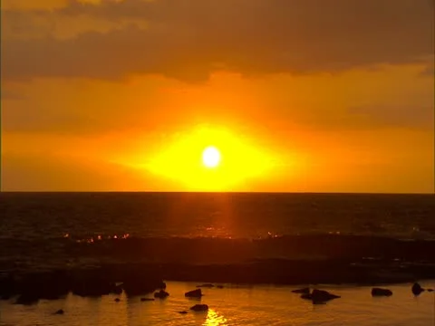 Kona Coast Sunset Stock-Footage 22243264