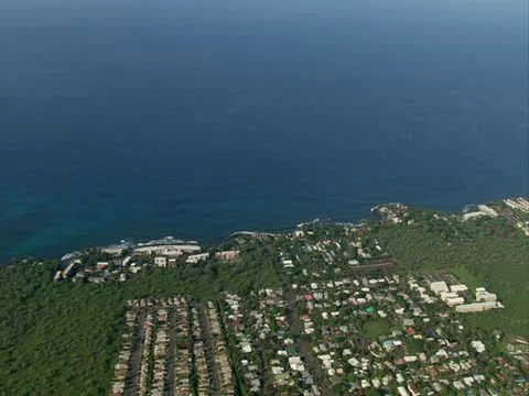 Kona Coastline Stock Footage 22243913