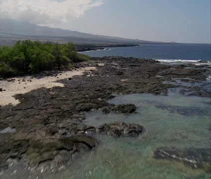 Kona Coastline Stock Footage 22797339