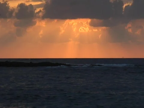 KonaCloudburstSunset-TL Stock Footage 283857