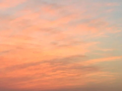 KonaOrangeClouds01-TL Stock Footage 283875