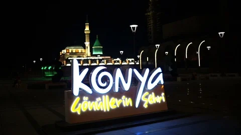 Konya city scene Stock Footage 80454301