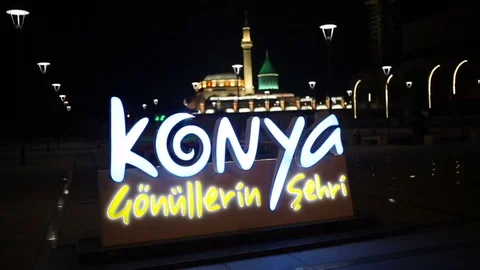 Konya city scene Stock Footage 80454493