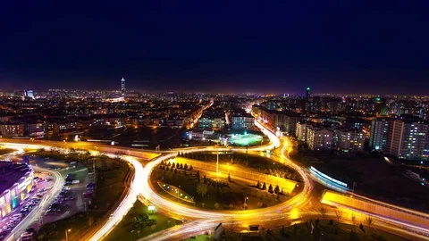 Konya city time lapse Vídeo Stock 73972833