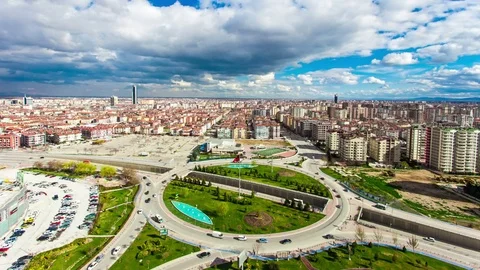Konya city time lapse Video stock 73974167