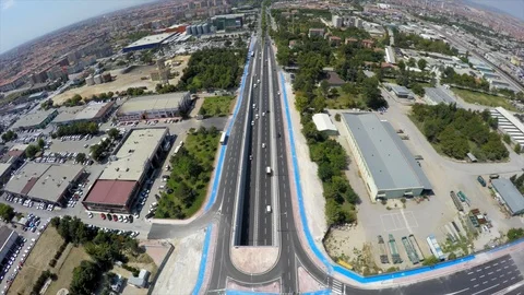 Konya city traffic Stockbeeldmateriaal 119907958