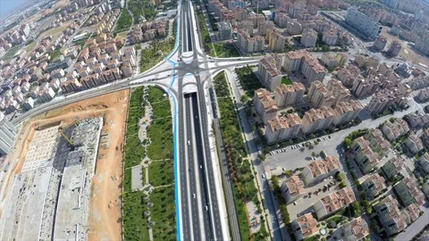 Konya city traffic Stock Footage 119908494